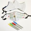 DIY Doodle Face Mask in Navy, Green & Red - Face Masks - 2