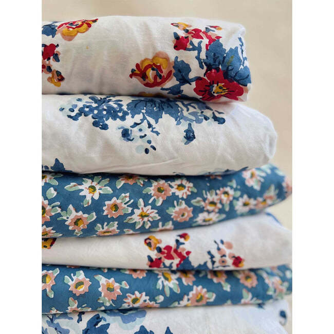 Fitted Sheet, Market Blue - Sheets - 3