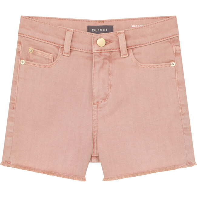 Lucy High Rise Cut-Off Shorts, Rose