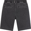 Jackson Relaxed Pull-On Denim Shorts With Drawcord, Haze - Shorts - 2 - thumbnail