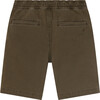 Toddler Jackson Relaxed Pull-On Denim Shorts With Drawcord, Army Green Stripe - Shorts - 3 - thumbnail