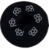 Blend Beret w. Embroidered Flowers - Hats - 2 - thumbnail