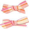 Folklore Las Ninas Small Bow Set In Sweetheart, Red - Bows - 1 - thumbnail