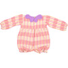Mini Mabel Bubble In Sweetheart, Red - Rompers - 2