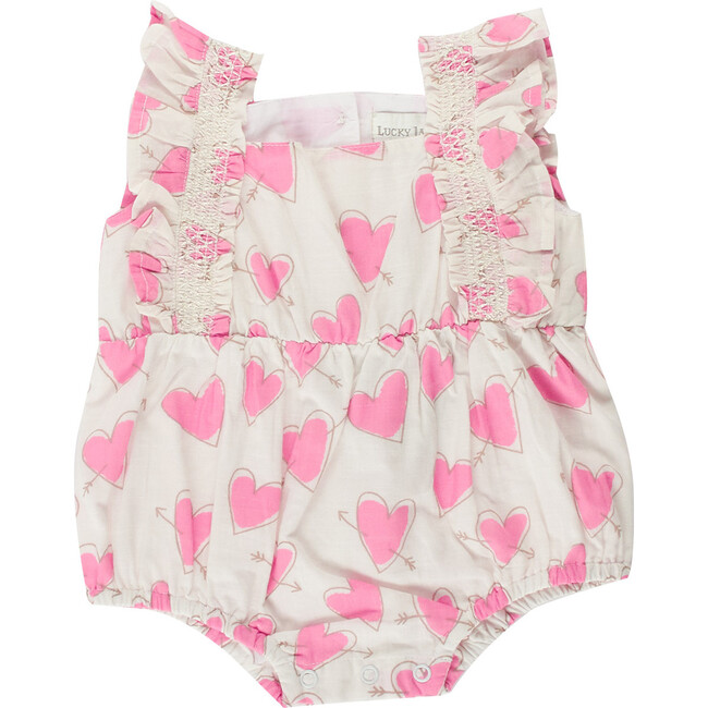 Baby Bubble, Pink Hearts - Bloomers - 1