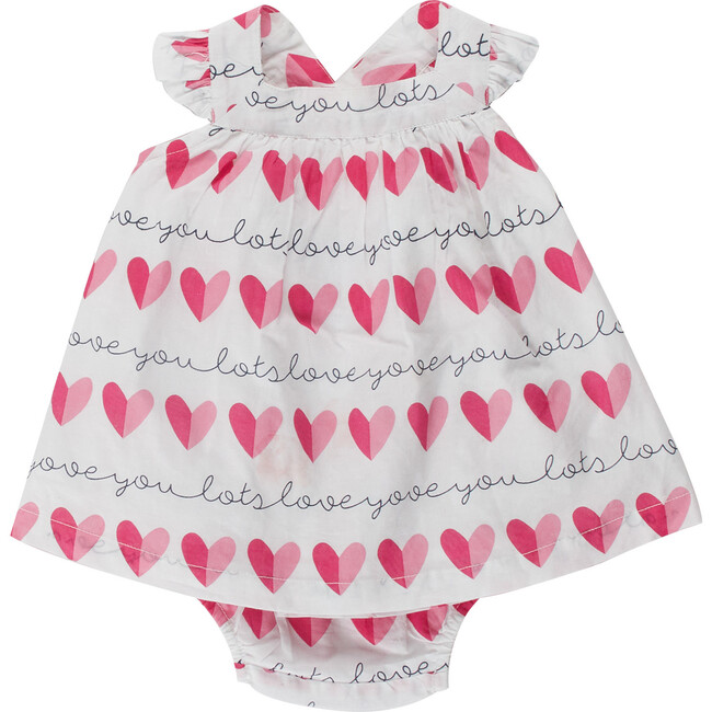 Baby Dress & Bloomer, Love You Print