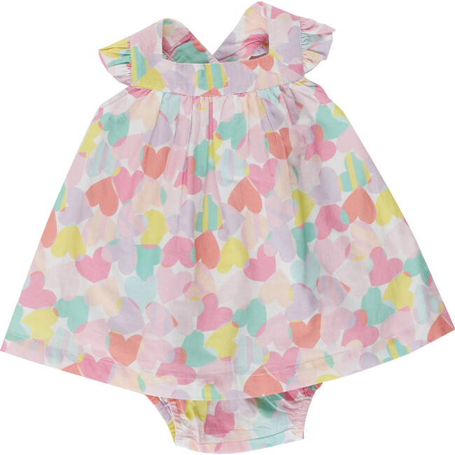 Baby Dress & Bloomer, Happy Hearts