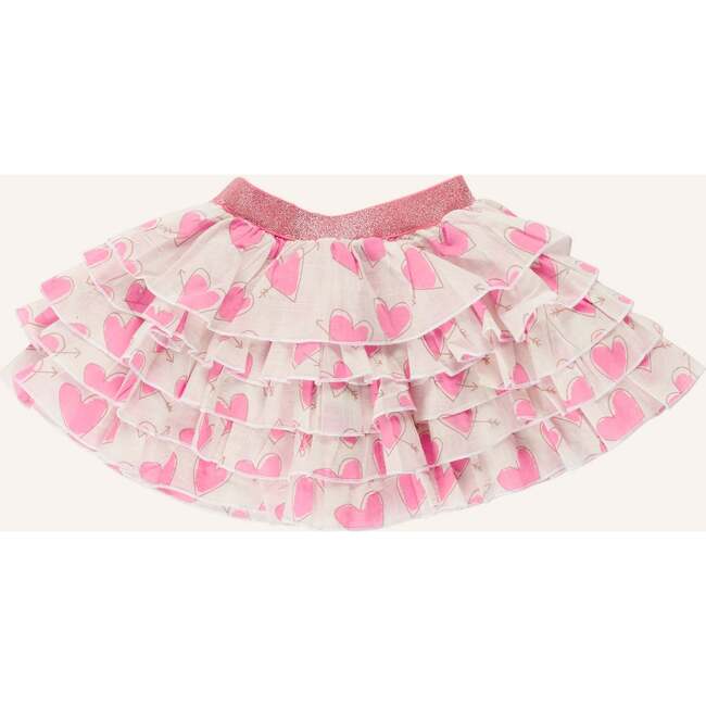 Top & Ruffle Skirt Set, Pink Hearts - Mixed Apparel Set - 5