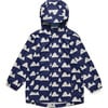 Navy Peak to Peak Recyclced Waterproof Raincoat - Raincoats - 1 - thumbnail