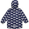 Navy Peak to Peak Recyclced Waterproof Raincoat - Raincoats - 4