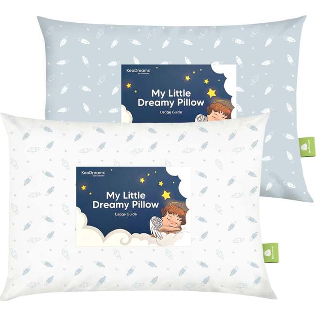 2-Pack Toddler Pillows, Spacecrafts