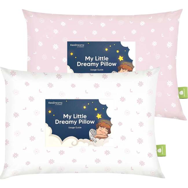 2-Pack Toddler Pillows, Daisy