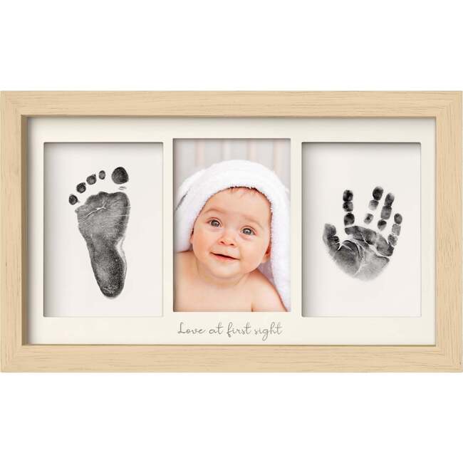 Clean Touch Inkless Hand & Footprint Duo Frame Kit, Ash Wood