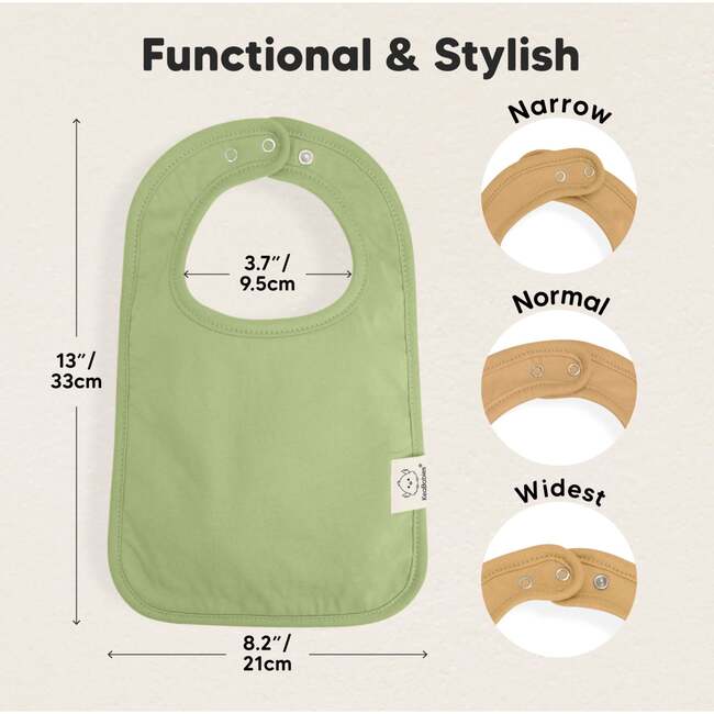 8-Pack Coast Drool Bibs, Cruise - Bibs - 2
