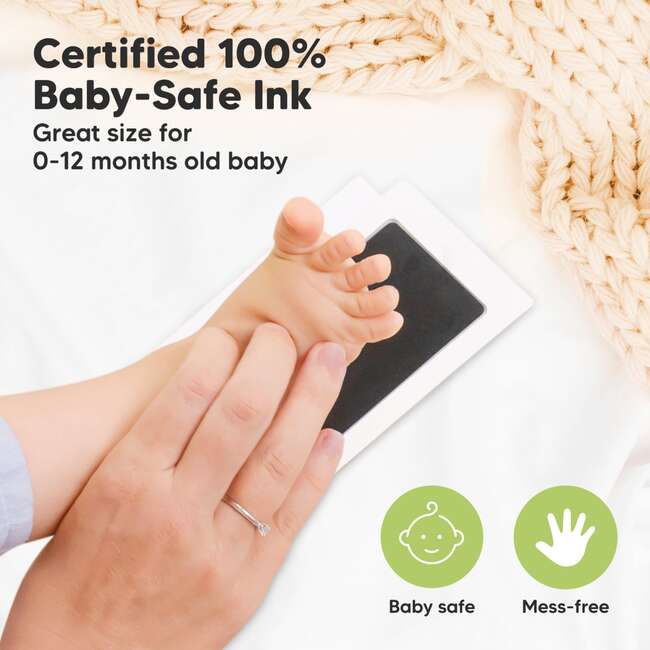 Clean Touch Inkless Hand & Footprint Duo Frame Kit, Ash Wood - Frames - 2