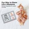 Heartfelt Picture Frame with Felt Letterboard, Cloud Gray - Frames - 3