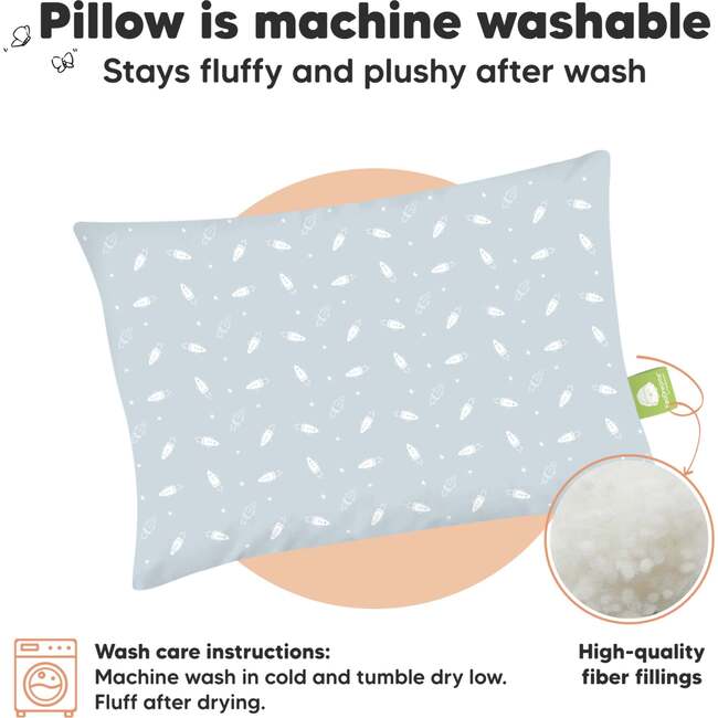 2-Pack Toddler Pillows, Spacecrafts - Nursing Pillows - 4