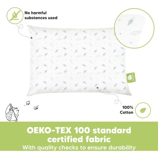 2-Pack Toddler Pillows, Spacecrafts - Nursing Pillows - 5