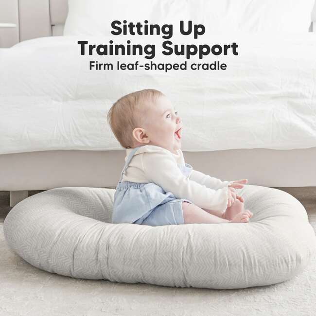 Terra Baby Lounger, Herringbone - Bouncers - 5