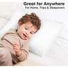 Jumbo Toddler Pillowcase 14X20", Soft White - Nursing Pillows - 5