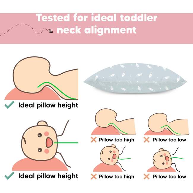 2-Pack Toddler Pillows, Spacecrafts - Nursing Pillows - 7