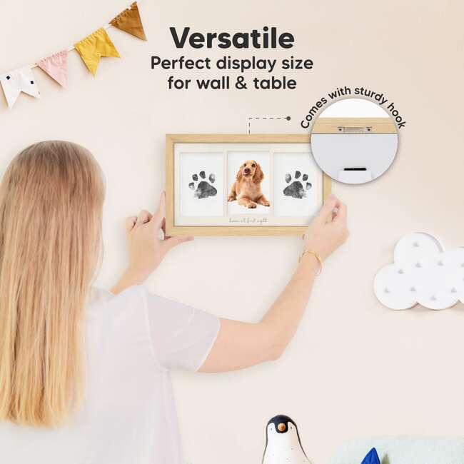 Clean Touch Inkless Hand & Footprint Duo Frame Kit, Ash Wood - Frames - 6
