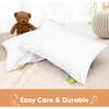 Jumbo Toddler Pillowcase 14X20", Soft White - Nursing Pillows - 7