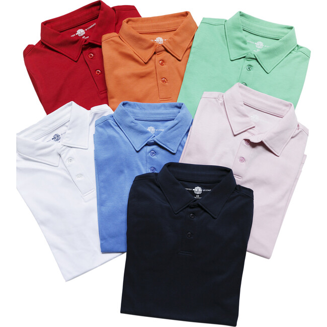 Planters Inn Polo, Oyster Point Orange - Polo Shirts - 4
