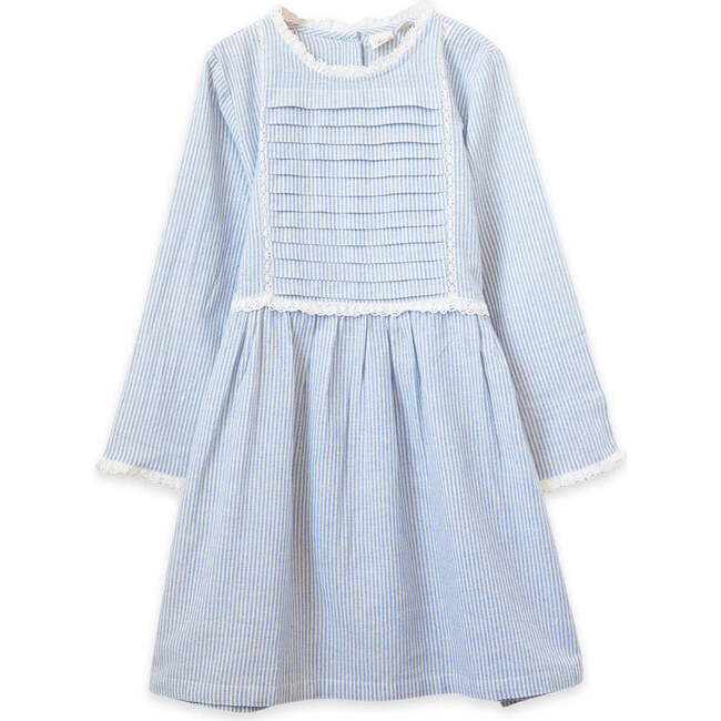 Lulu Dress, Blue Stripe