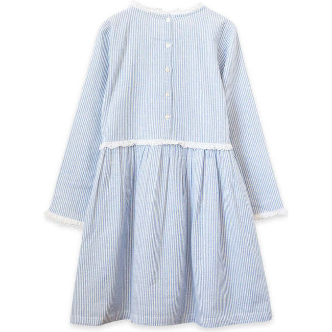 Lulu Dress, Blue Stripe - Dresses - 2