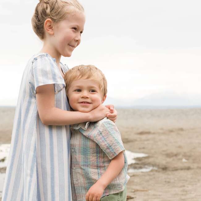 Verbena Dress, Ocean Stripe - Dresses - 3