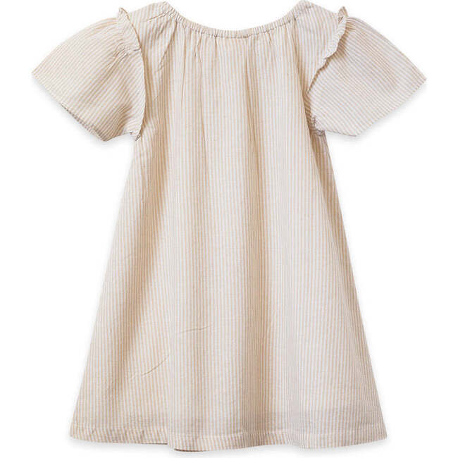 Verbena Dress, Oatmeal Stripe - Dresses - 2
