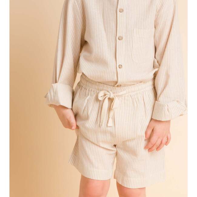 Everyday Shorts, Oatmeal Stripe - Shorts - 4
