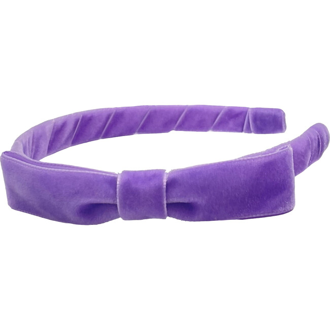 Velvet Lottie Headband, Purple