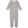 Parker Zipper Pajama, Hoop it up Blue - Pajamas - 1 - thumbnail