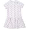 Libby Girls' Dress, Bunny Tails Pink - Dresses - 1 - thumbnail