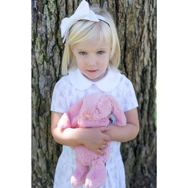 Libby Girls' Dress, Bunny Tails Pink - Dresses - 5