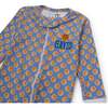 Parker Zipper Pajama, Hoop it up Blue - Pajamas - 3