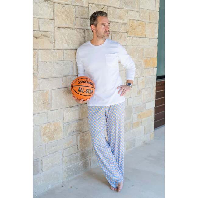 Brent Men's Hangout Pant, Hoop it up Blue - Pajamas - 3