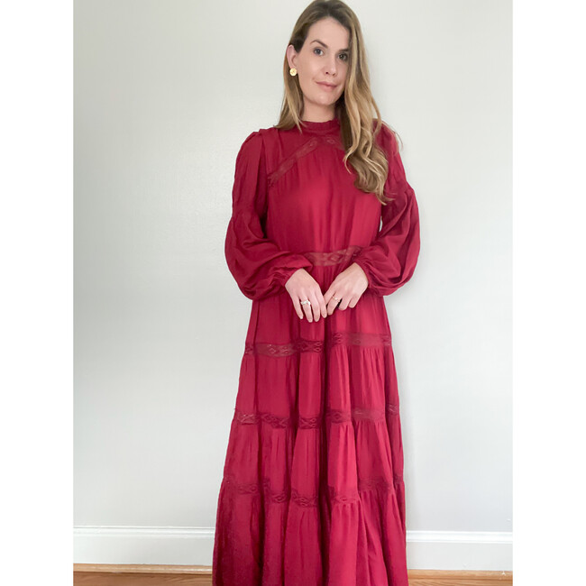Eve Maxi Dress, Burgundy - Anna Cate Collection Dresses | Maisonette