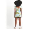 Mini Marley High Waist Shorts, Horizon Blue And Green - Cover-Ups - 4