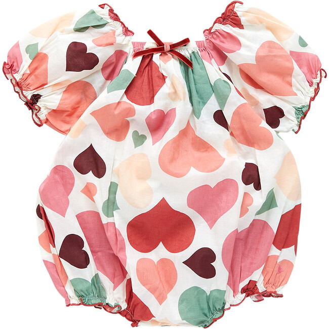 Baby Girls Lexi Bubble, Vintage Hearts