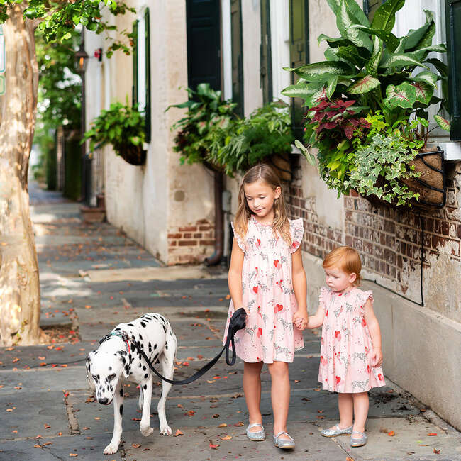 Girls Stevie Dress, I Heart Dalmatians - Dresses - 3