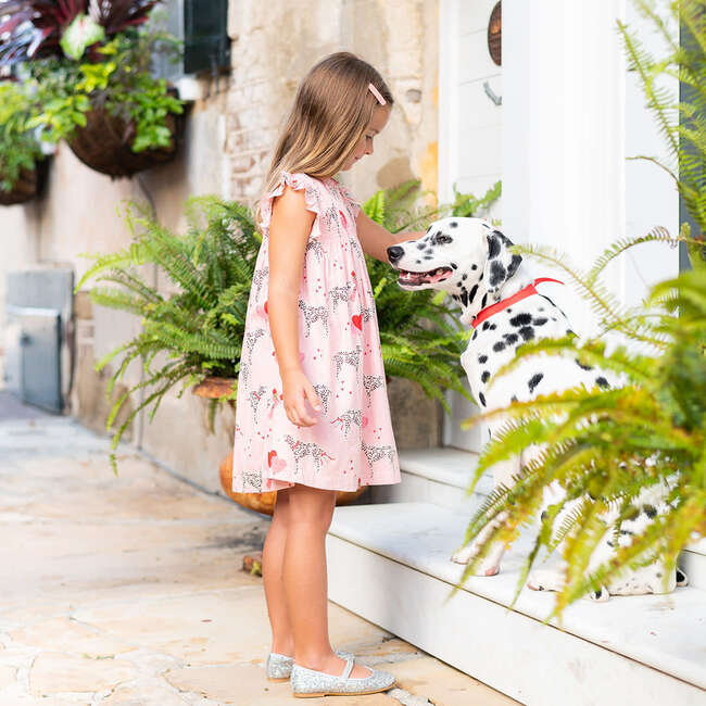 Girls Stevie Dress, I Heart Dalmatians - Dresses - 4