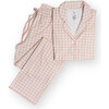 Women's Super Soft Pajama Set, Pink Gingham - Pajamas - 1 - thumbnail