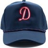 Personalized Embroidered Rope Hat, Navy - Hats - 1 - thumbnail