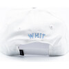 Personalized Embroidered Rope Hat, White - Hats - 2