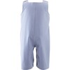 Heart Teddy Smocked Dungarees, Blue - Rompers - 2
