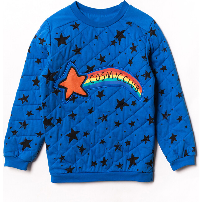 Cosmic Sweater, Blue - Sweaters - 1