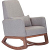 Joya Rocker, Grey - Nursery Chairs - 1 - thumbnail
